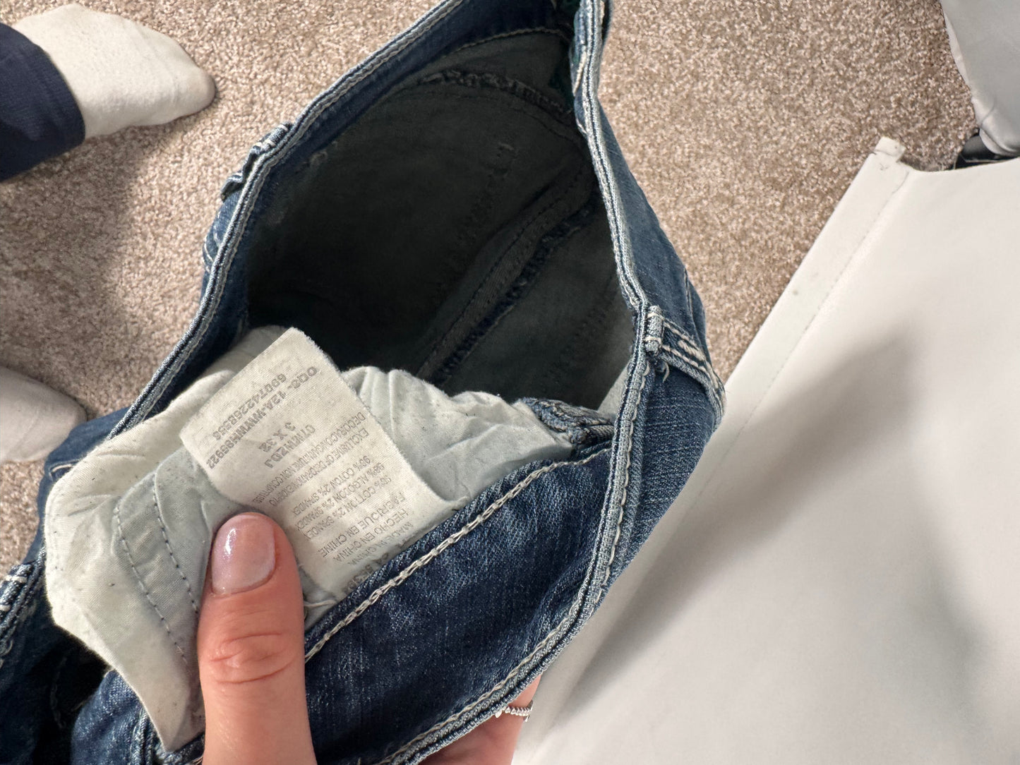 Lågmidjade jeans stl: XS
