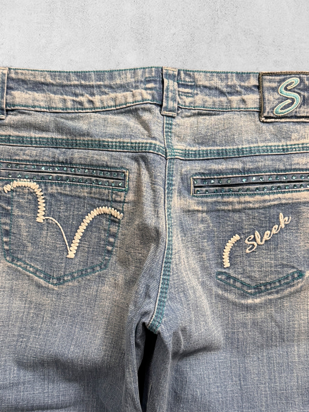 Lågmidjade jeans stl: S