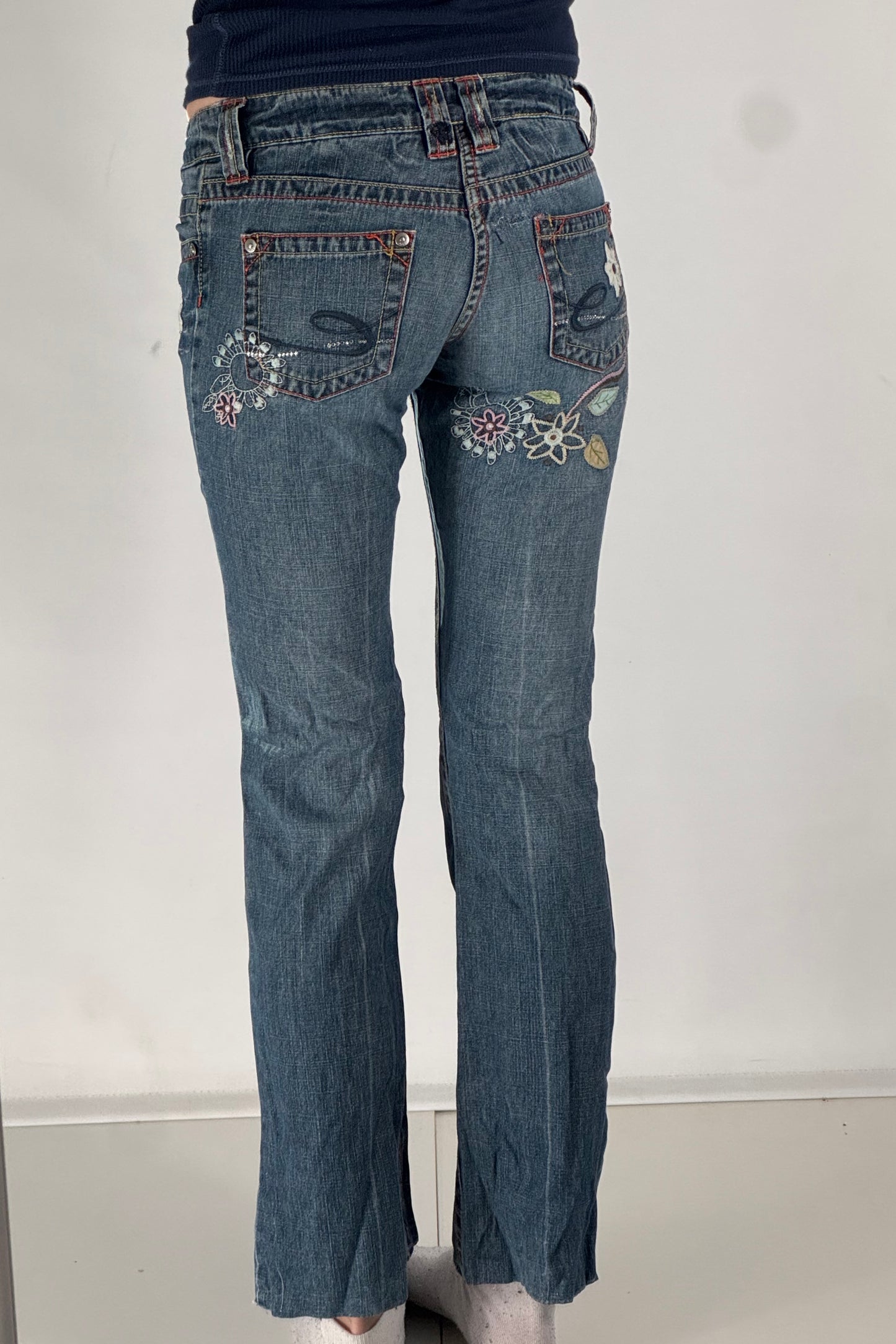 Lågmidjade jeans stl: XS