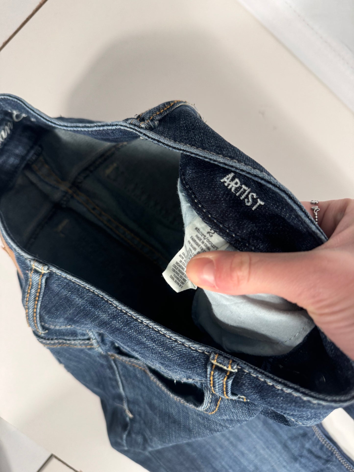 Lavlivede jeans str: XS