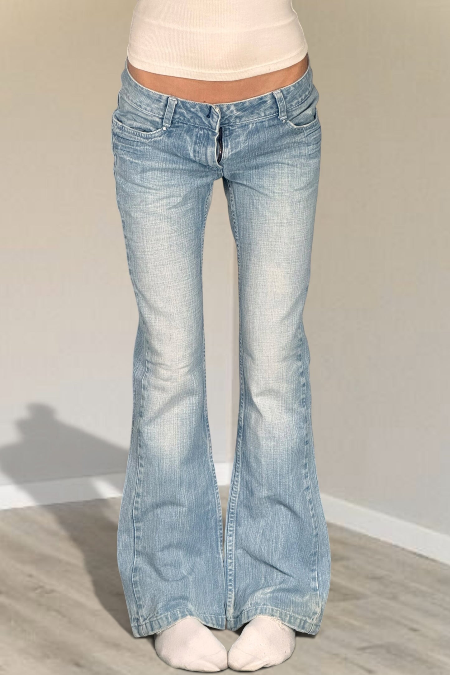 Lågmidjade jeans stl: S