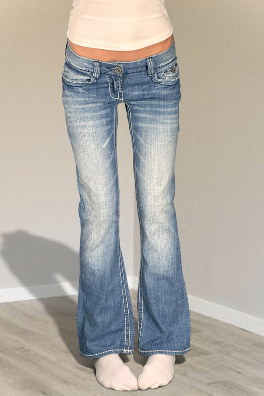 Lågmidjade jeans stl: XXS