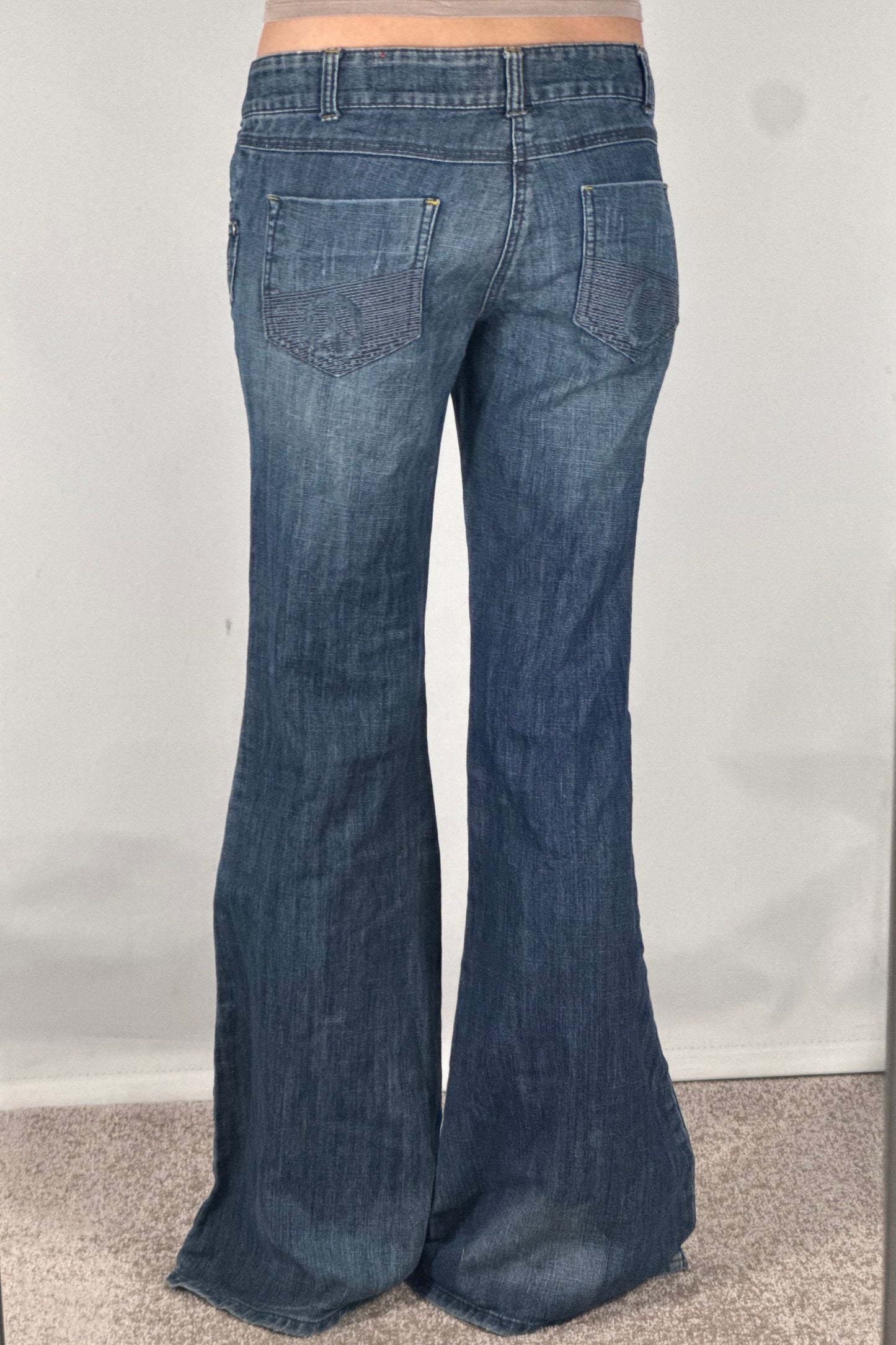 Lågmidjade jeans stl: S