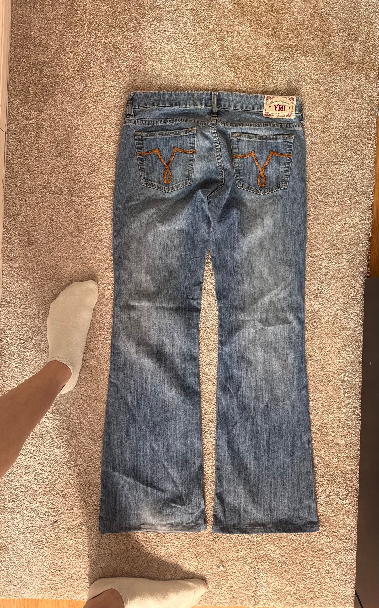 Lågmidjade jeans stl: S
