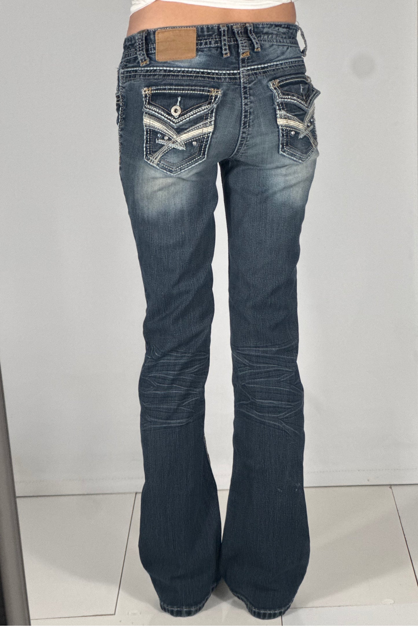 Lågmidjade jeans stl: XS