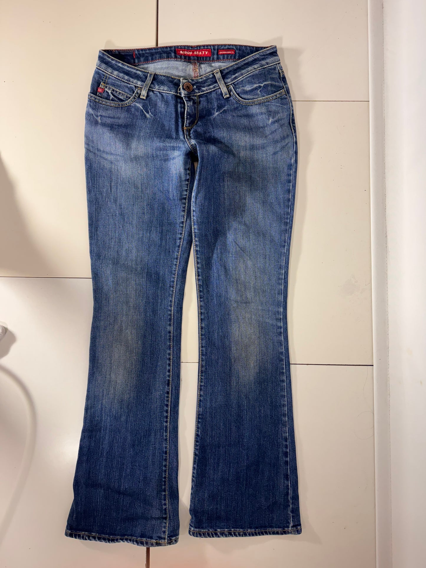 Lågmidjade jeans stl: S