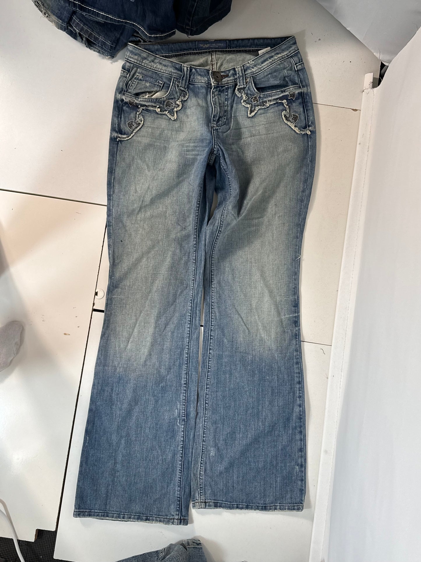 Lavtaljede jeans str: S