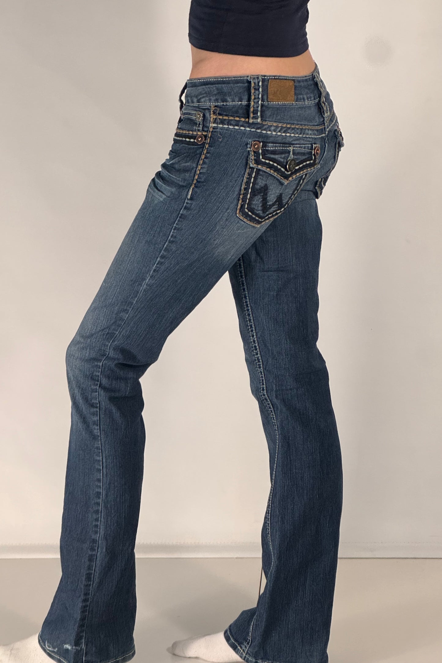 Lågmidjade jeans stl: XS