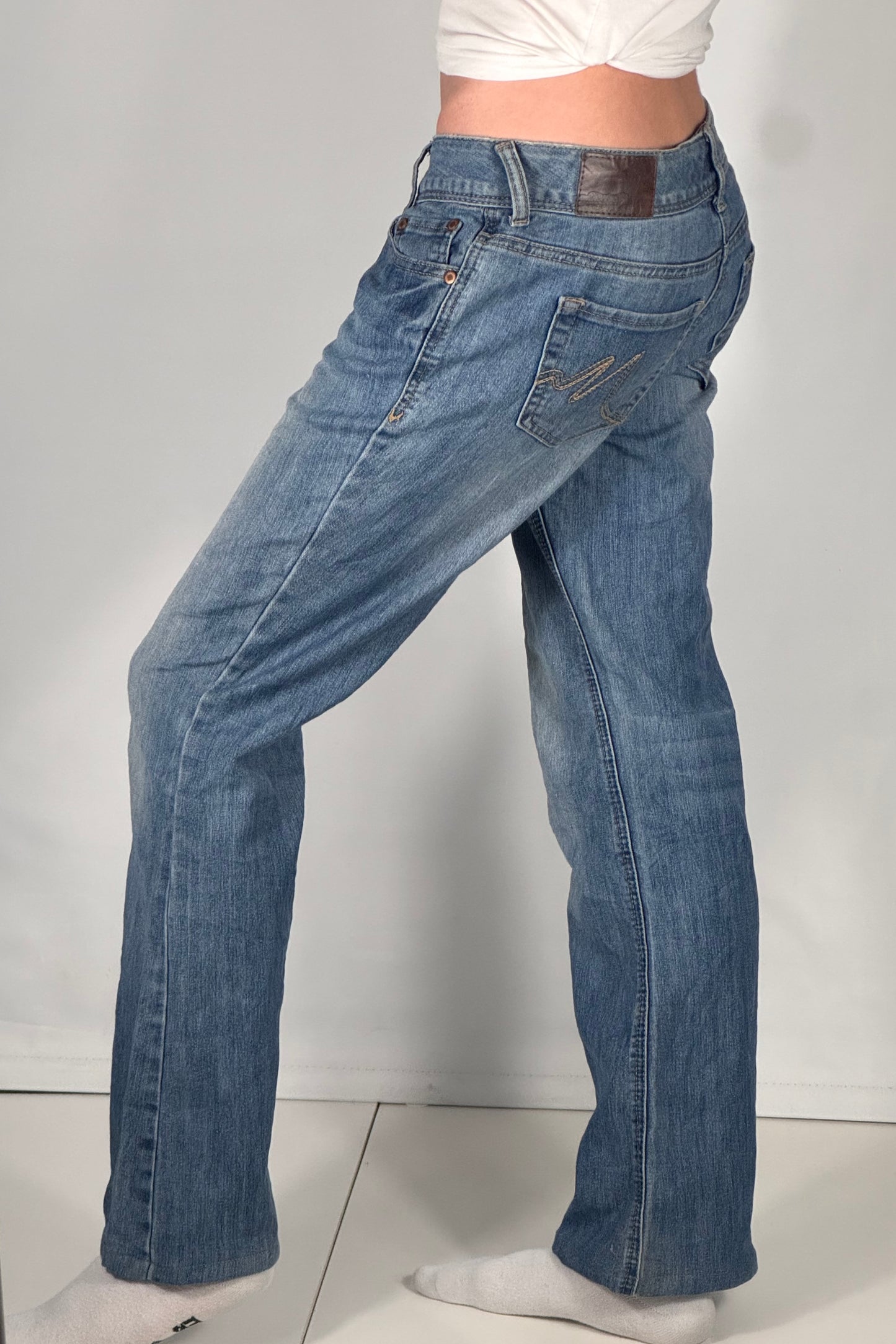 Lågmidjade jeans stl: S