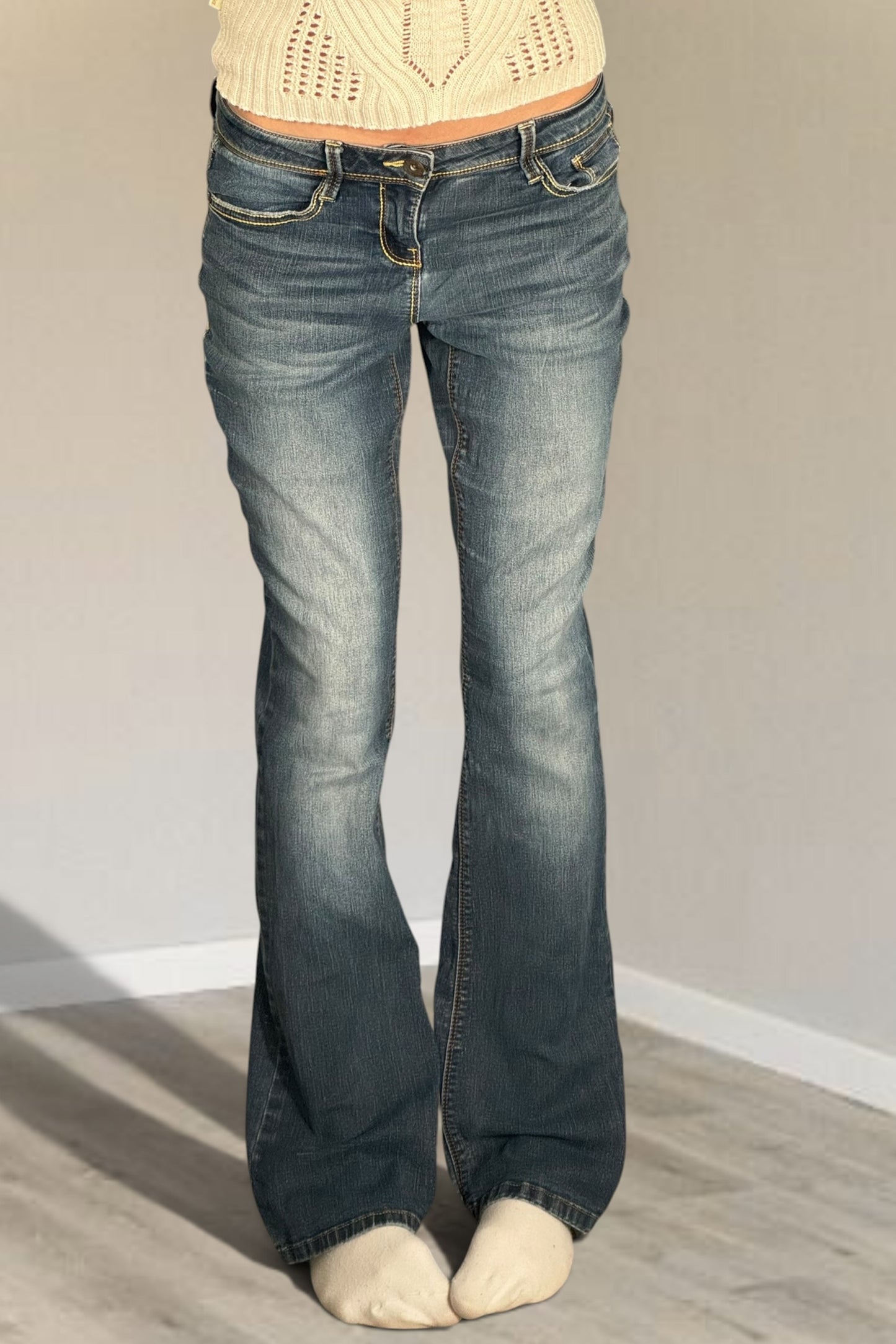 Lågmidjade jeans stl: XS