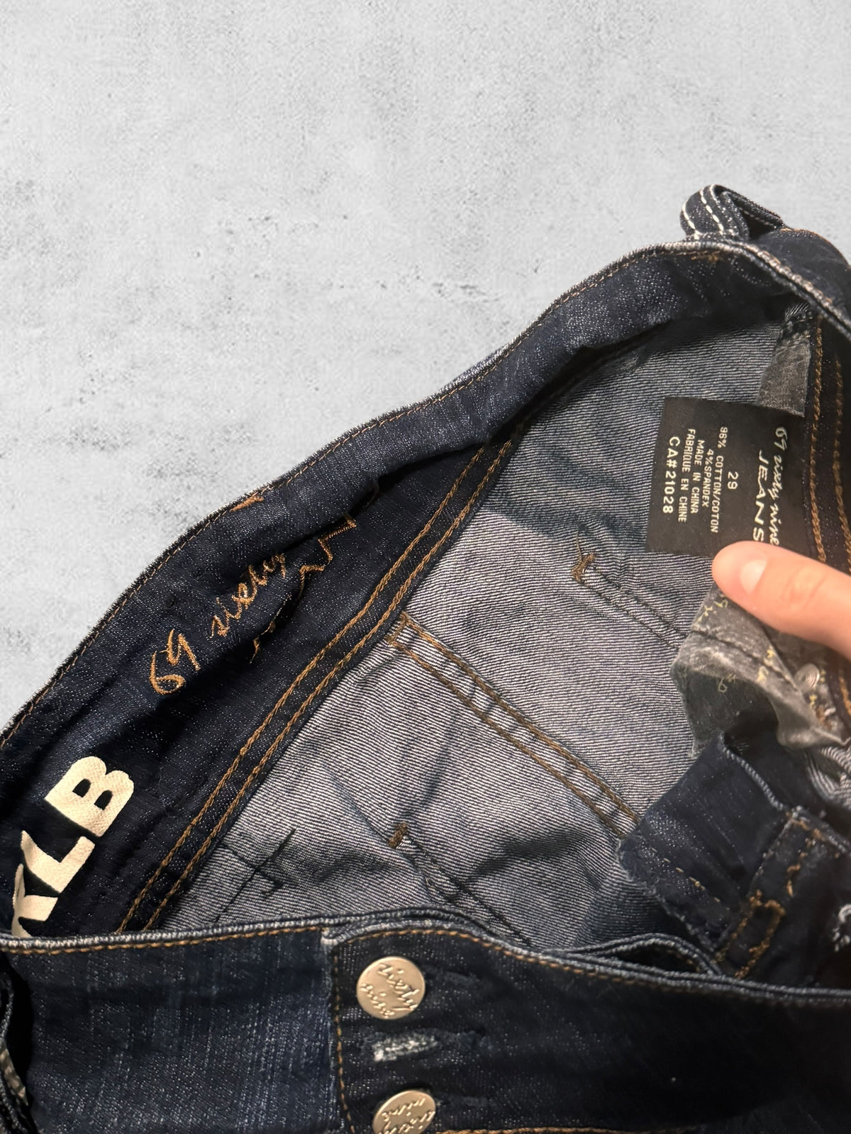 Lågmidjade jeans stl: S