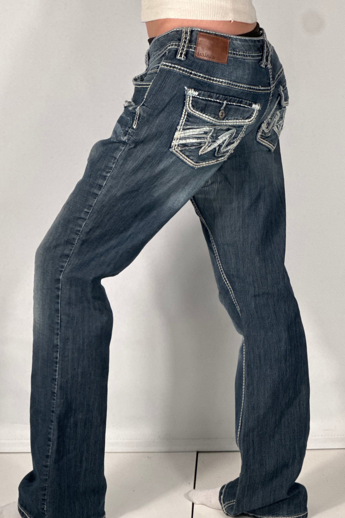 Lågmidjade jeans stl: L