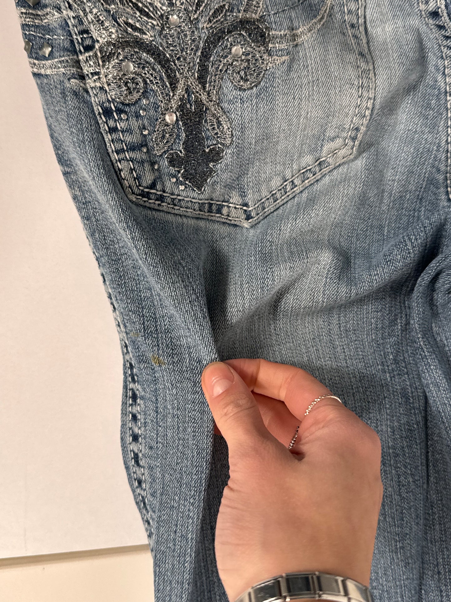 Lavtaljede jeans str: XS