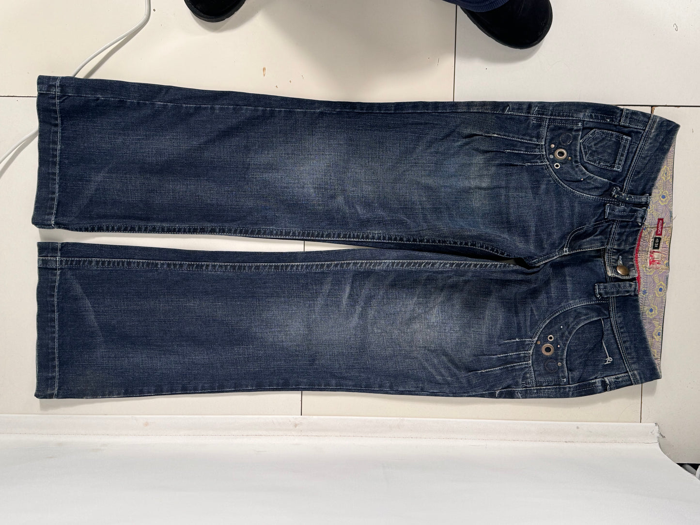 Lågmidjade jeans stl: S/M