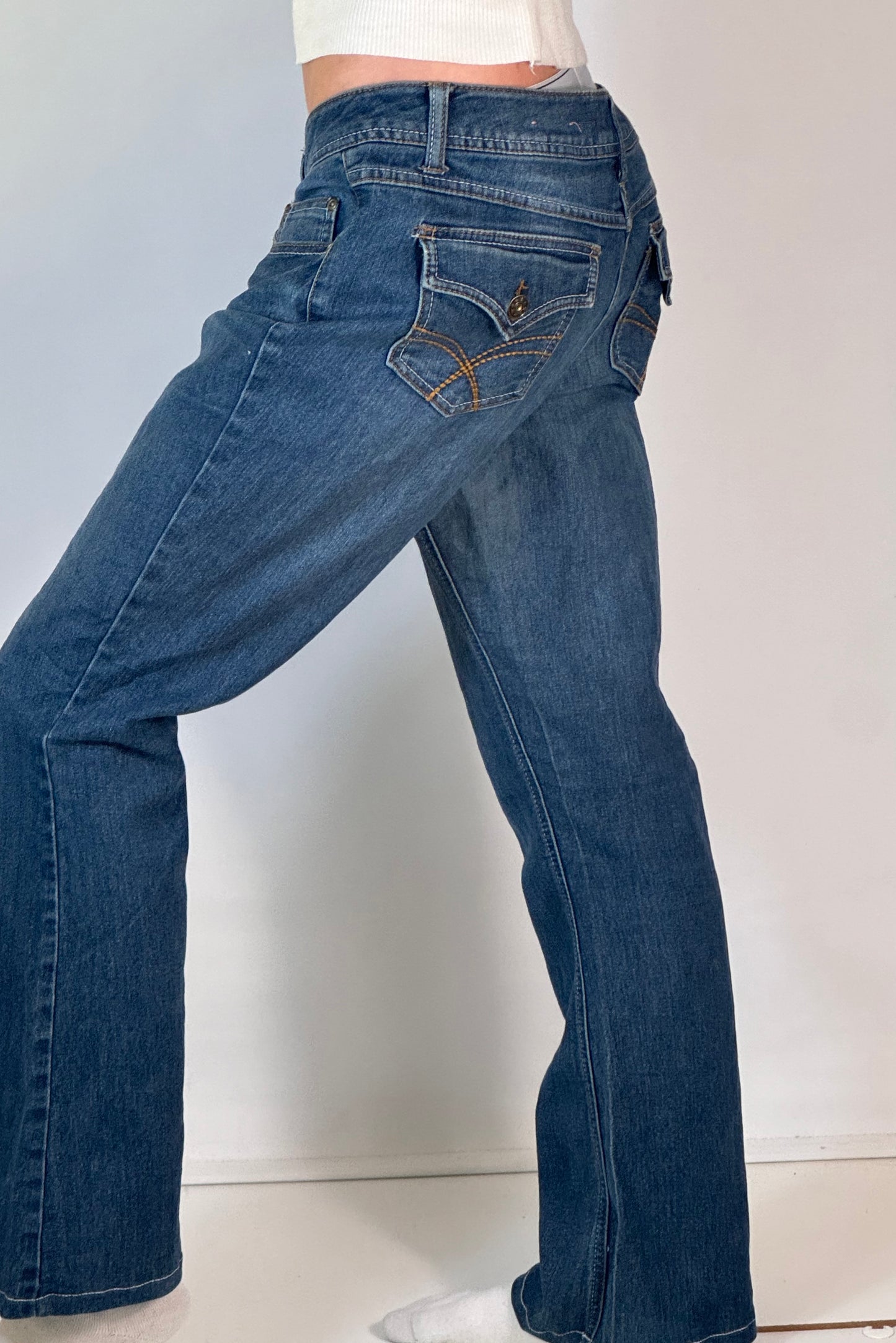 Lågmidjade jeans stl: M