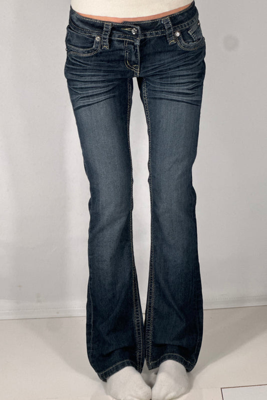 Lågmidjade jeans stl: XS