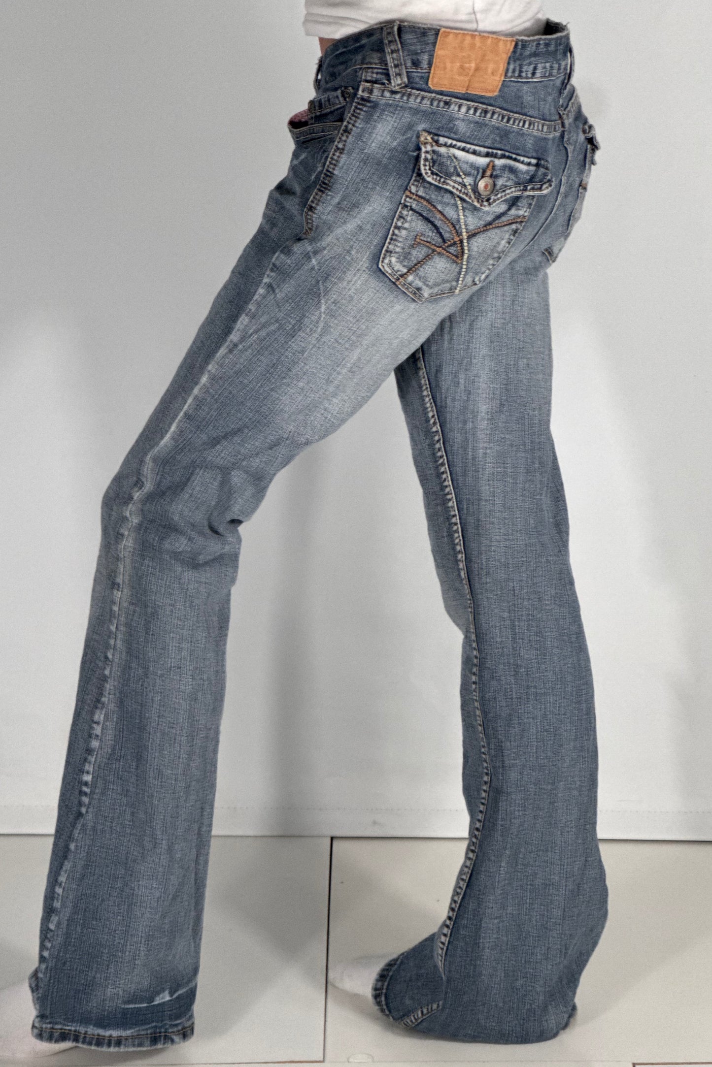 Lågmidjade jeans stl: M