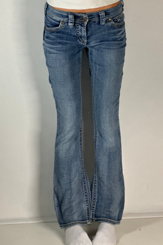 Lågmidjade jeans stl: XS
