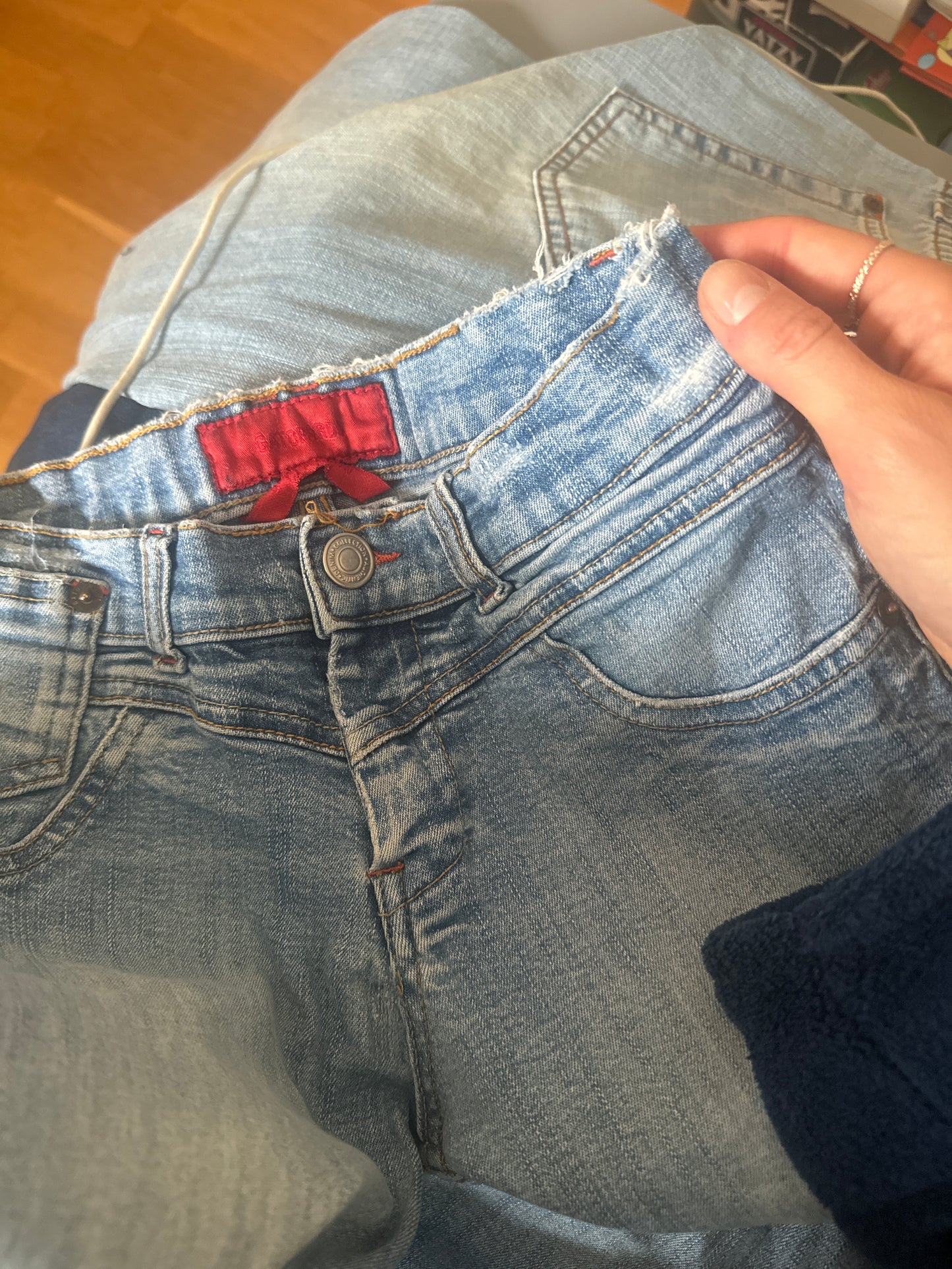 Lågmidjade jeans stl: XXXS