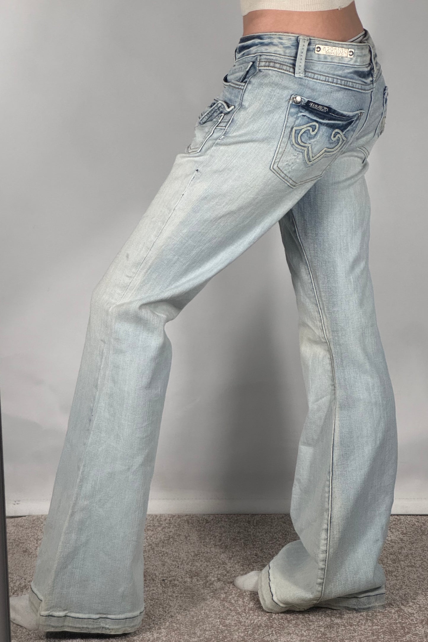Lågmidjade jeans stl: M