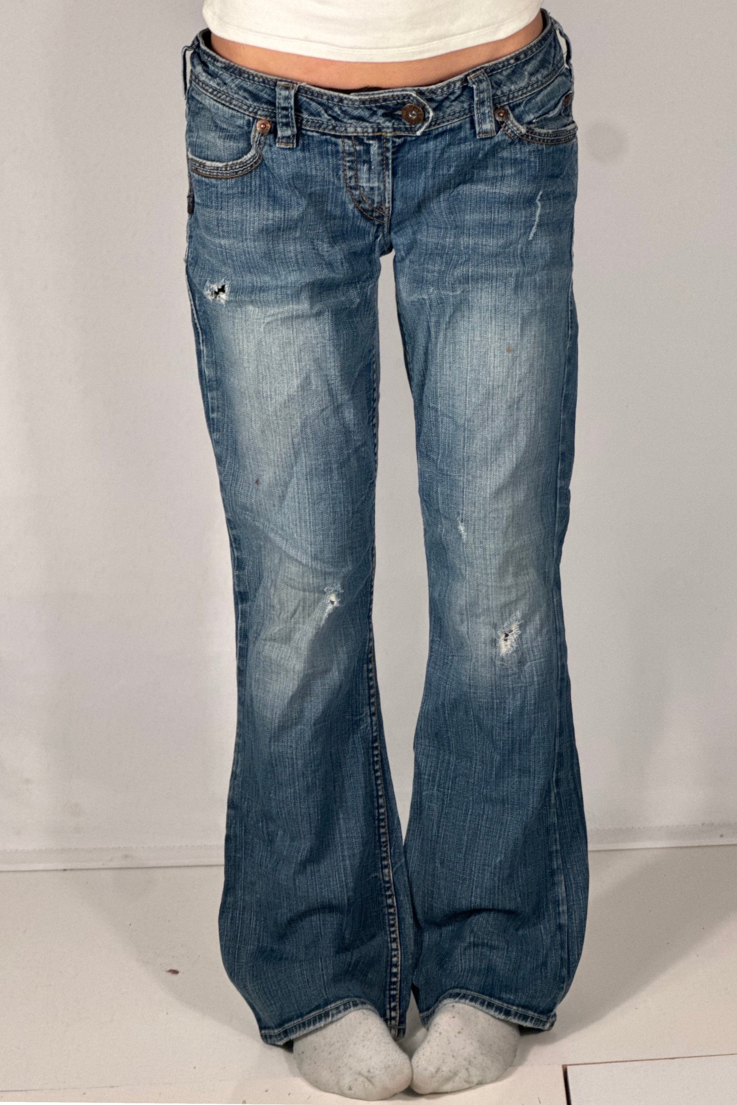 Lågmidjade jeans stl: M
