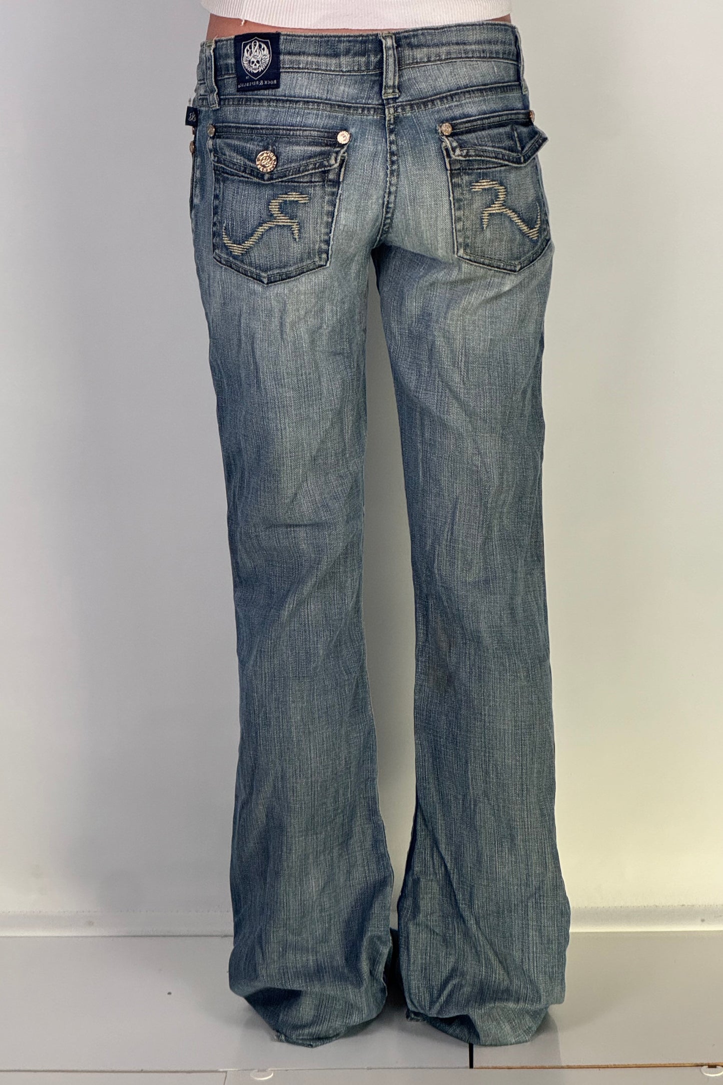 Lågmidjade jeans stl: S