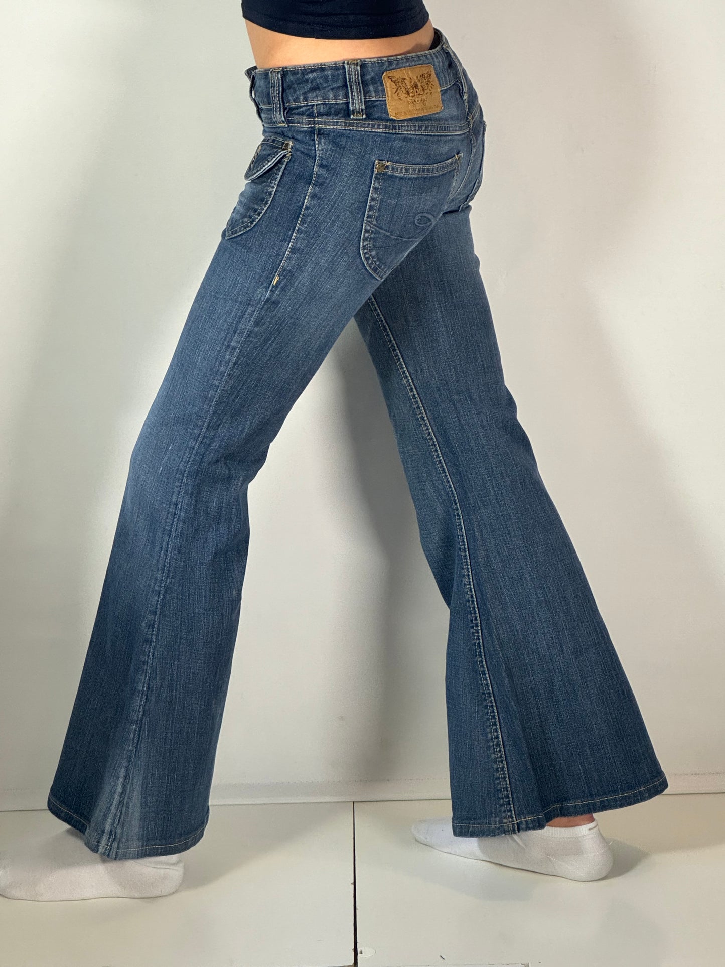 Lågmidjade jeans stl: XS