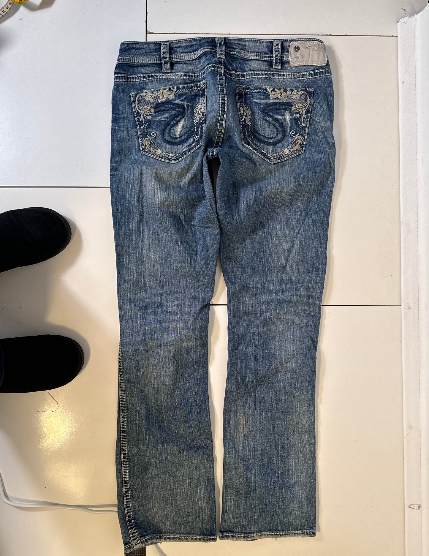Lågmidjade jeans stl: M