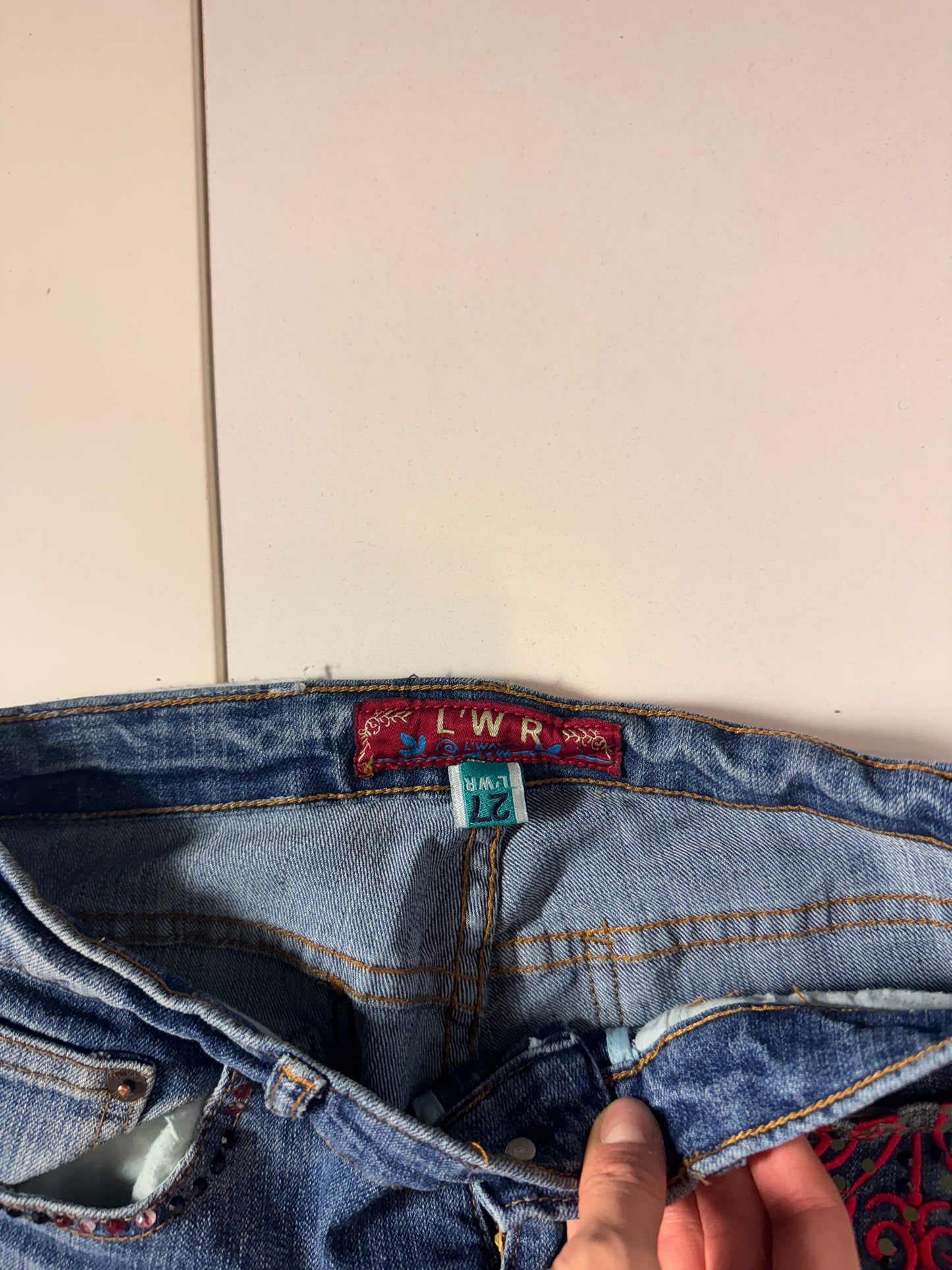 Lågmidjade jeans stl: XXS