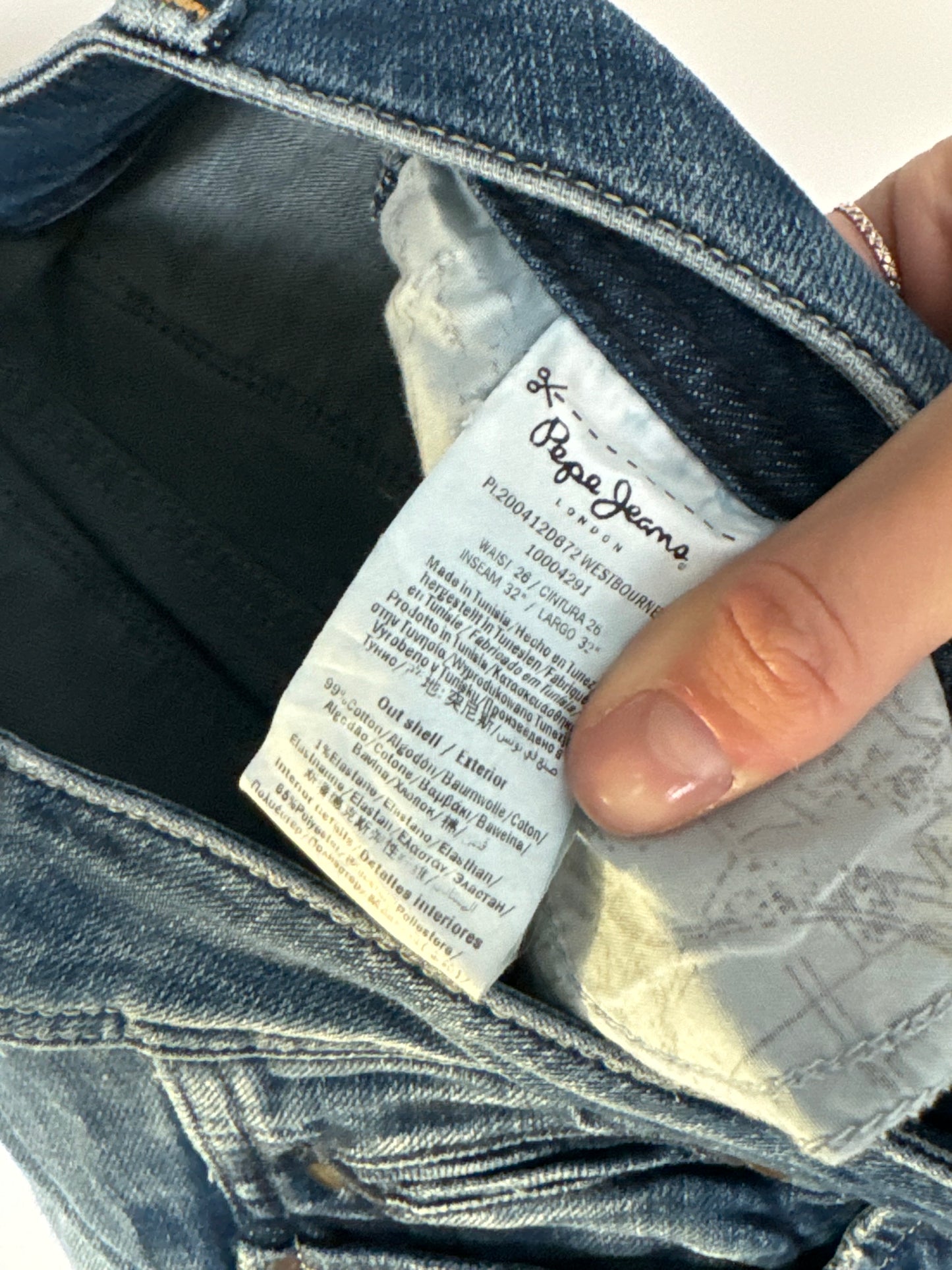 Lågmidjade jeans stl: XXS