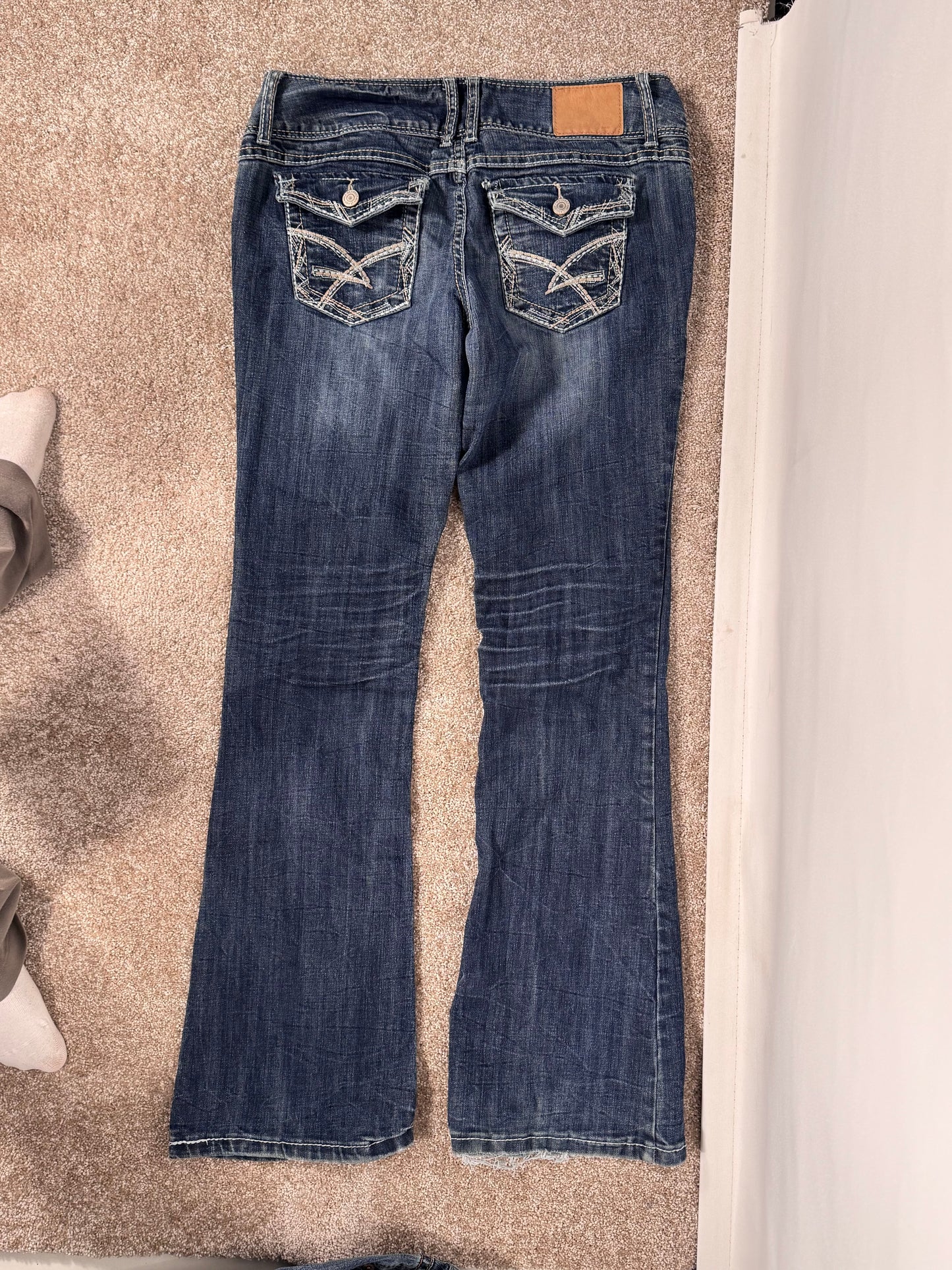 Lågmidjade jeans stl: S/M