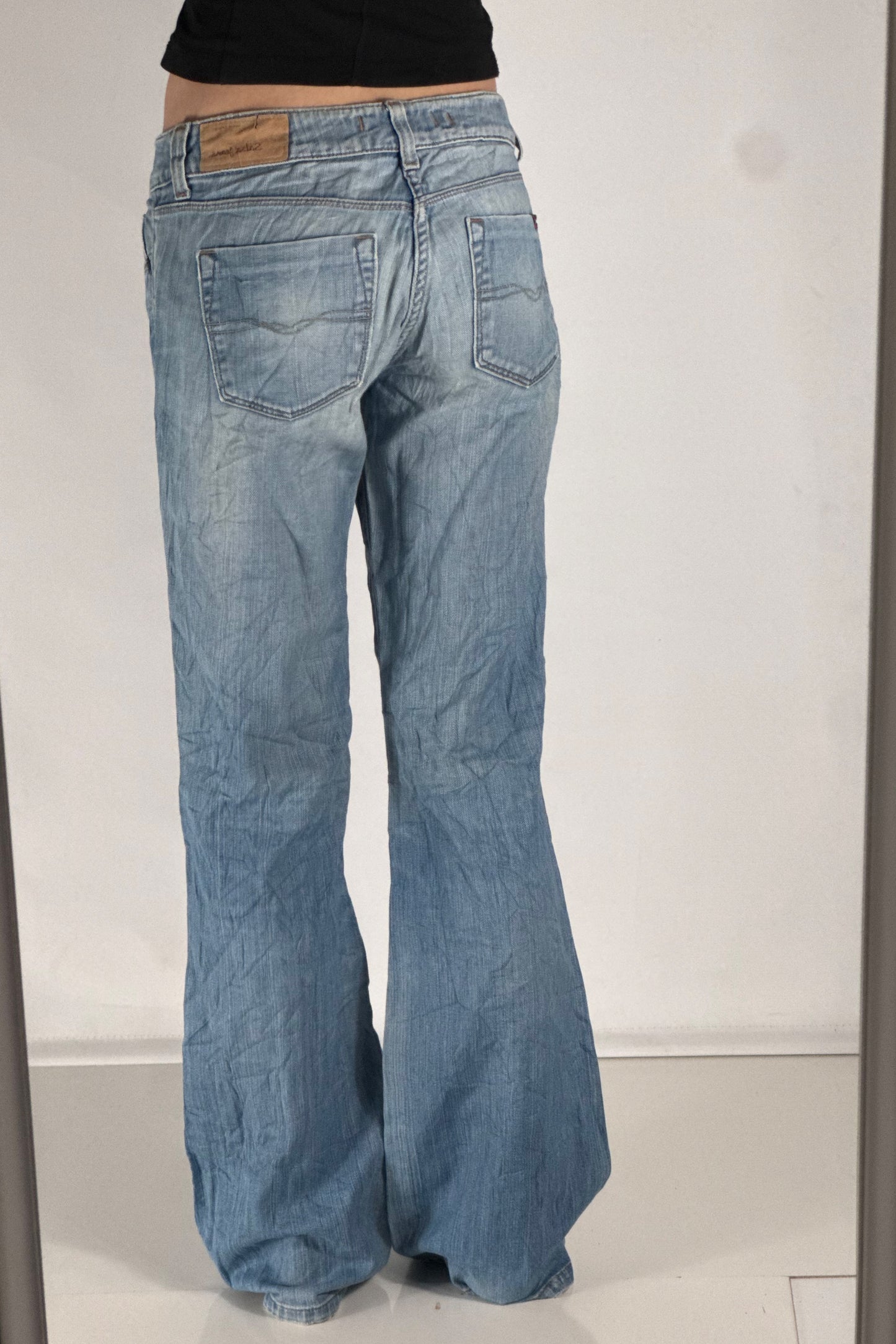 Lågmidjade jeans stl: S