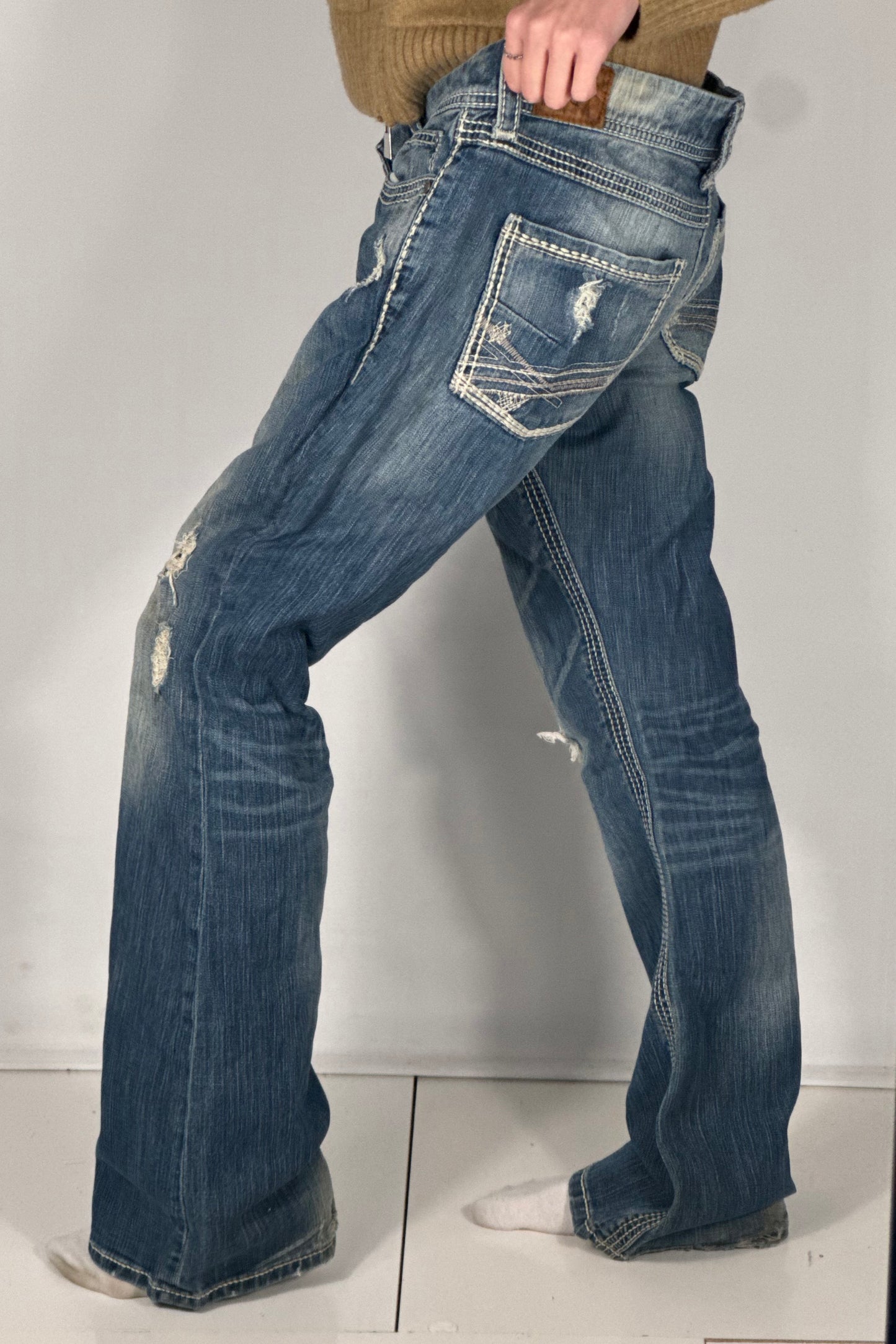 Lågmidjade jeans stl: L