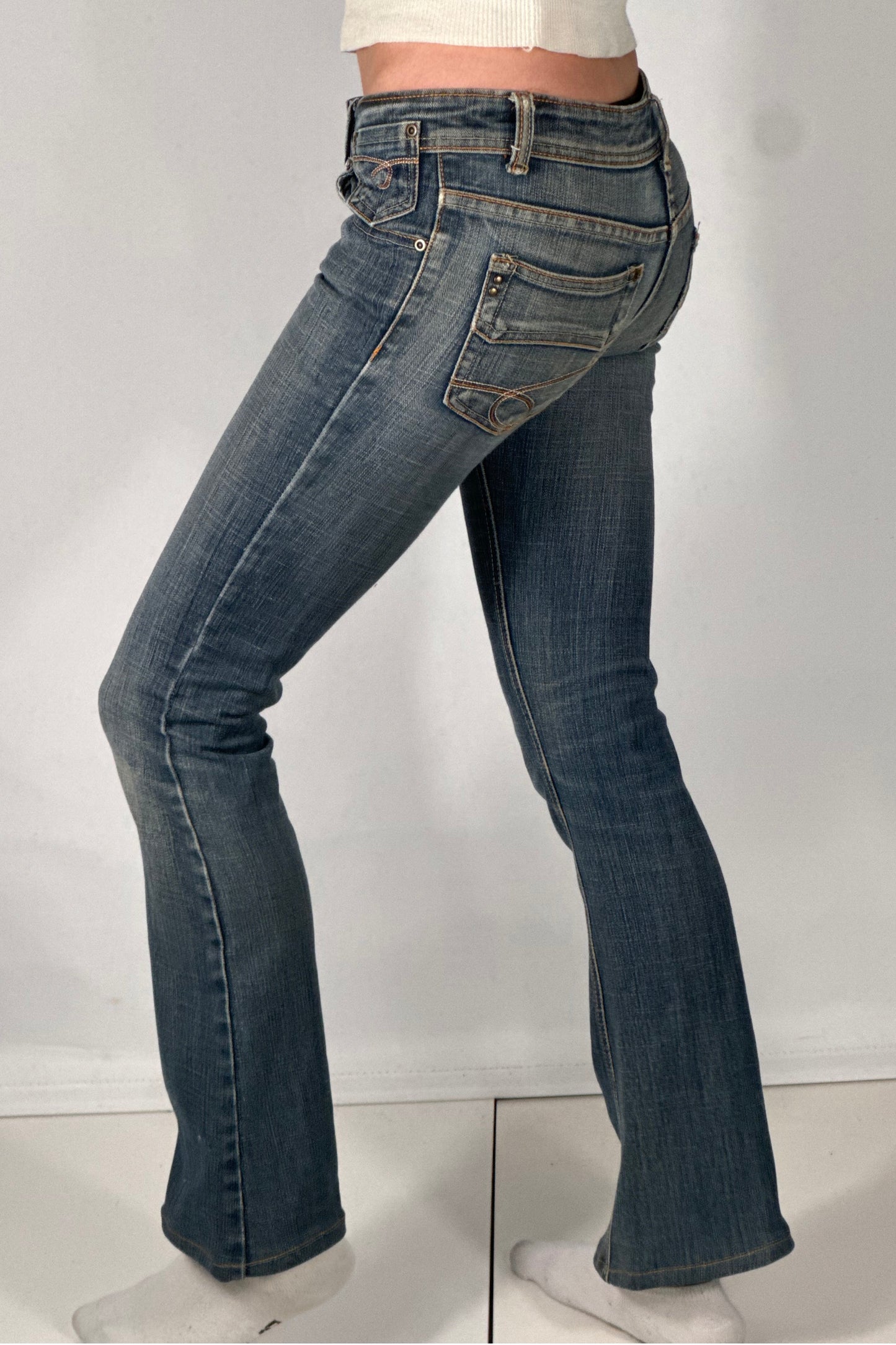 Lågmidjade jeans stl: XXS