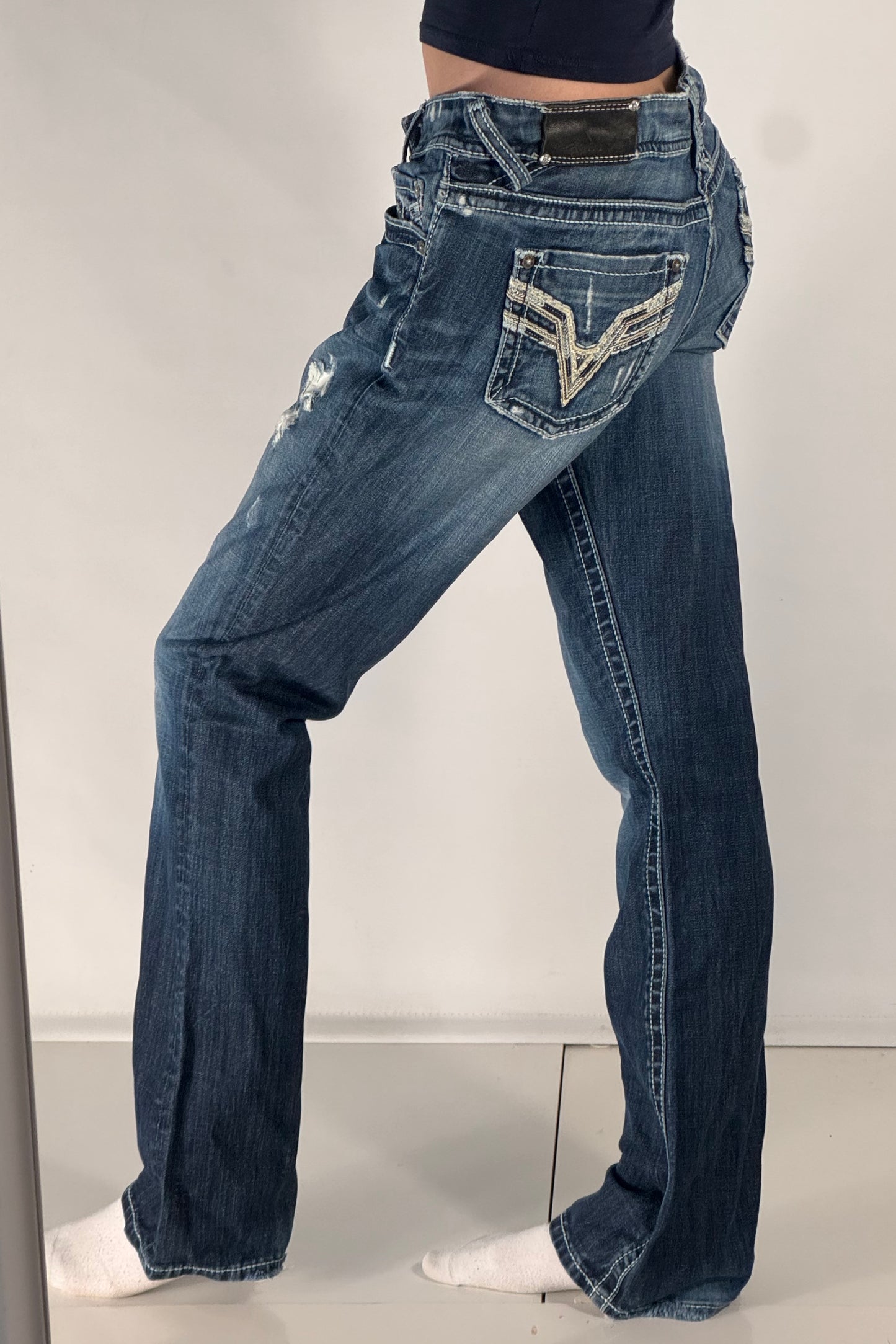 Lågmidjade jeans stl: M