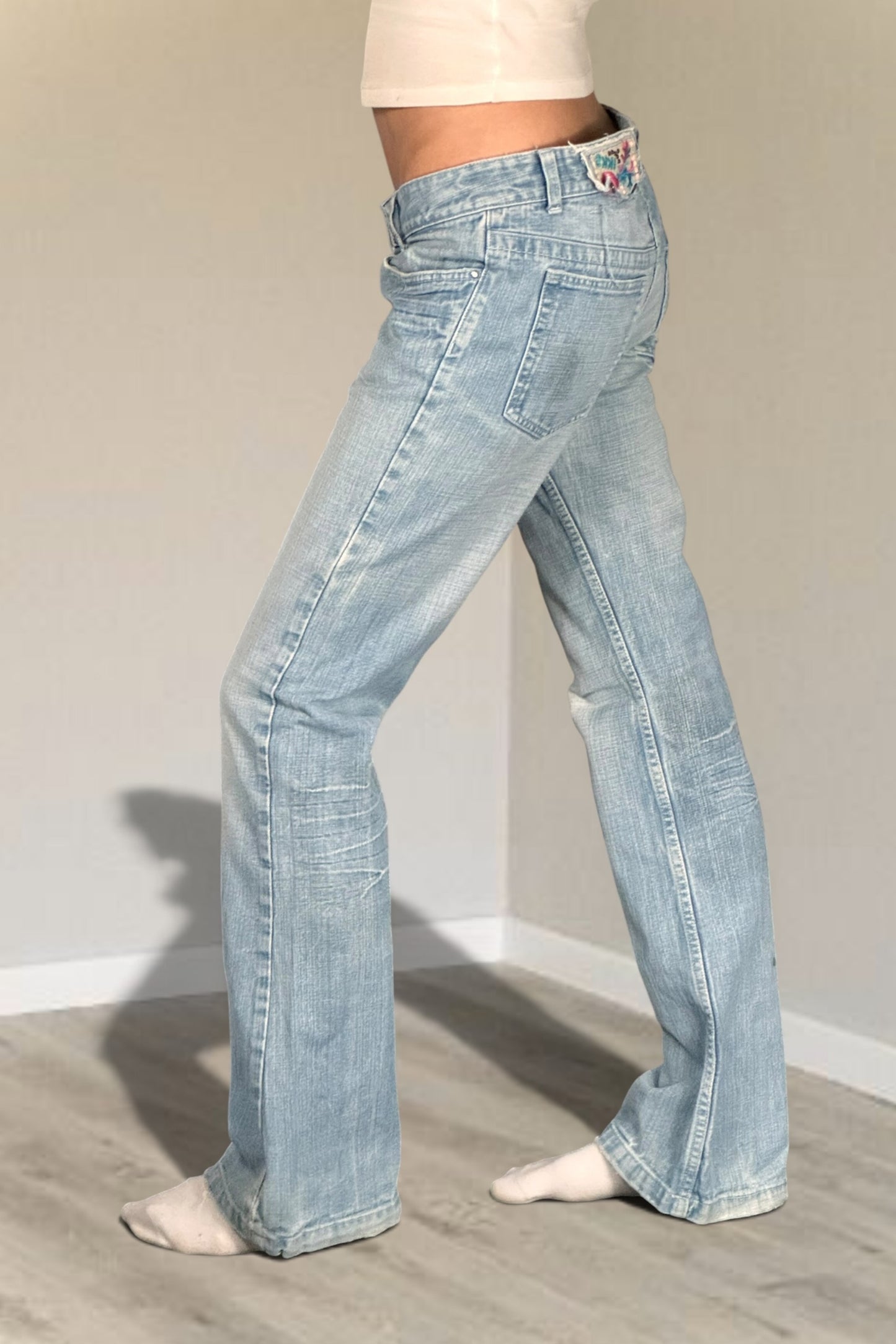 Lågmidjade jeans stl: S