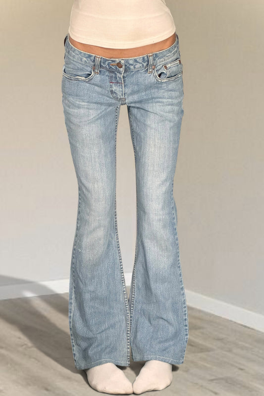 Lågmidjade jeans stl: S