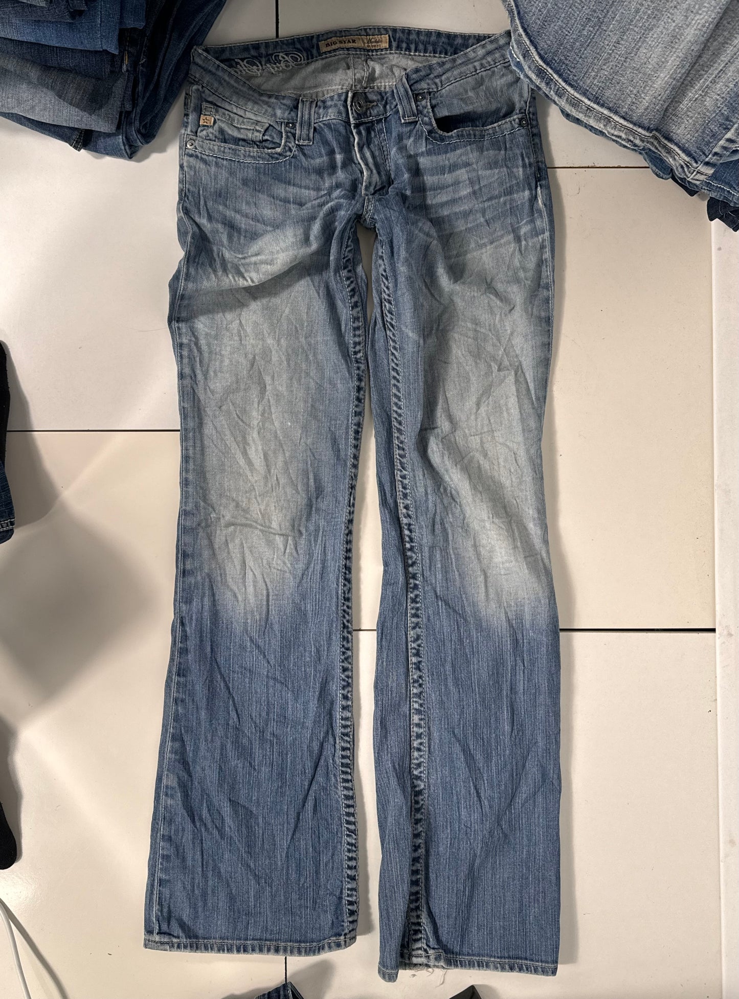 Lågmidjade jeans stl: S/M