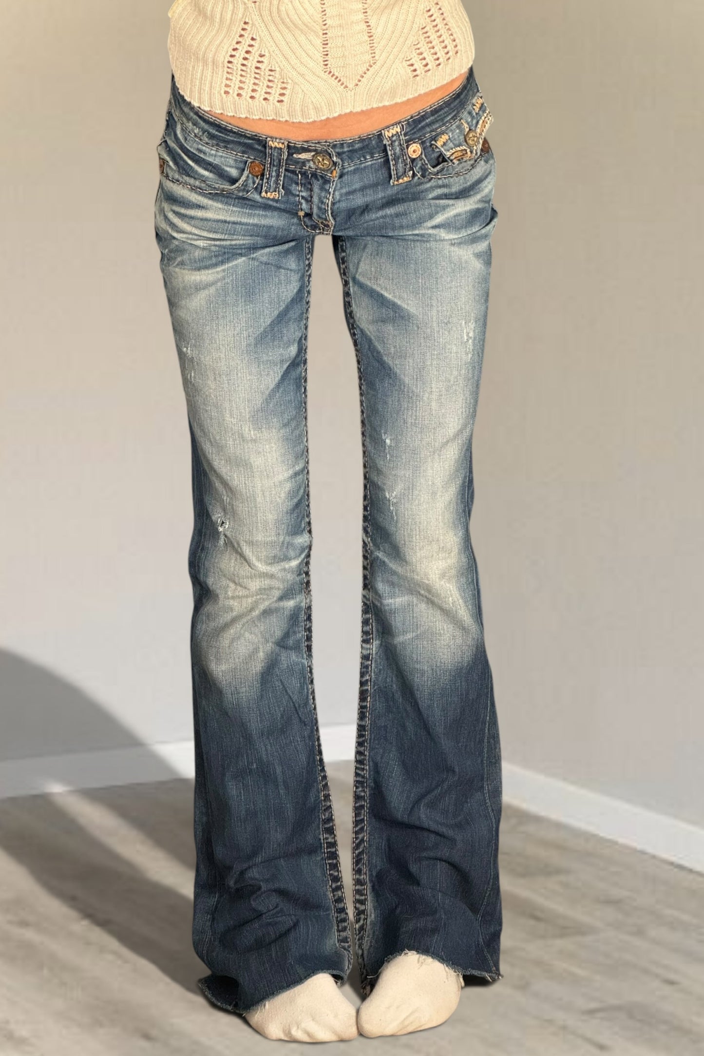 Lågmidjade jeans stl: XS