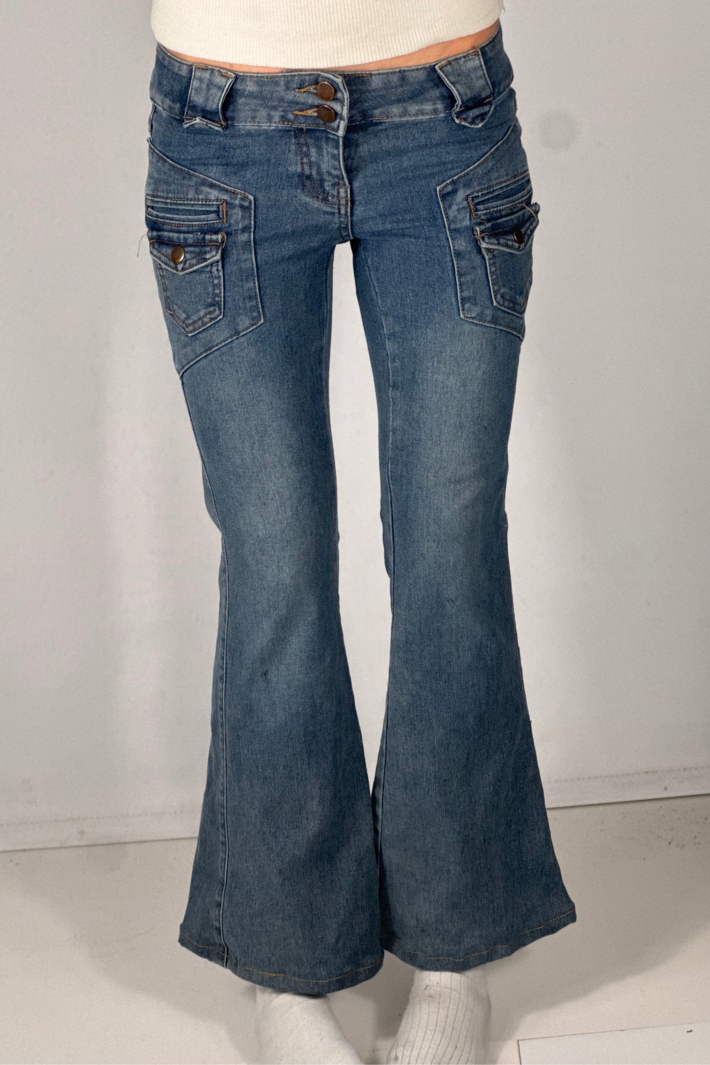 Lågmidjade jeans stl: XXS