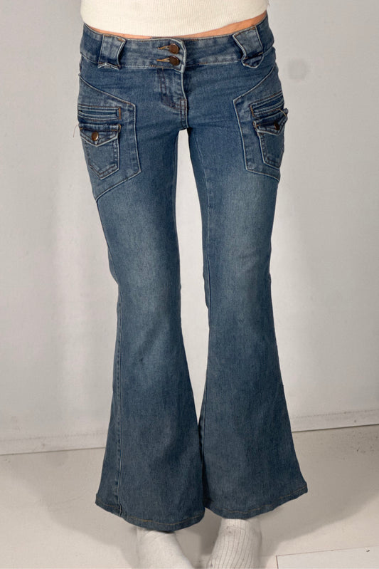 Lågmidjade jeans stl: XXS