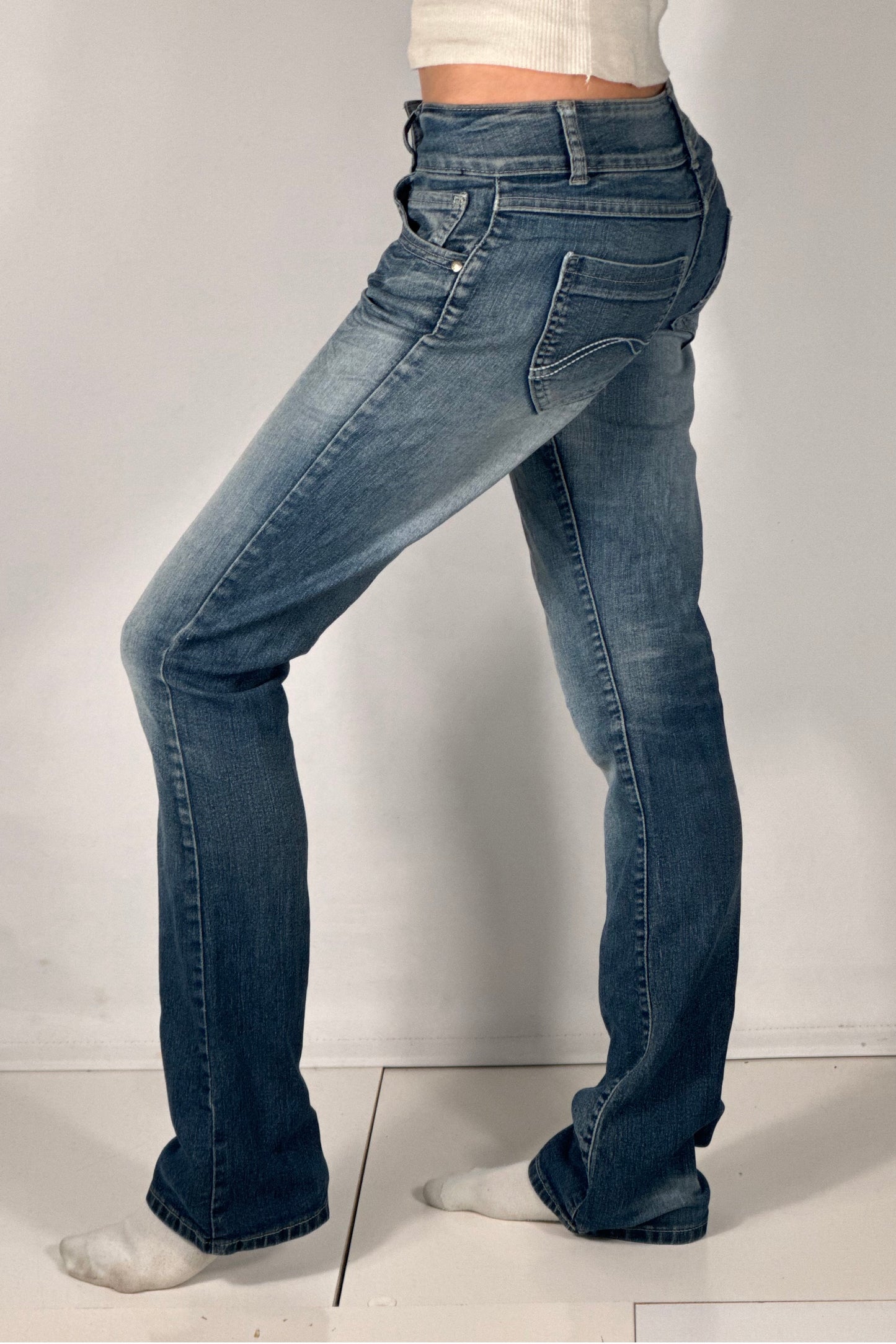 Lavlivede jeans str: XS