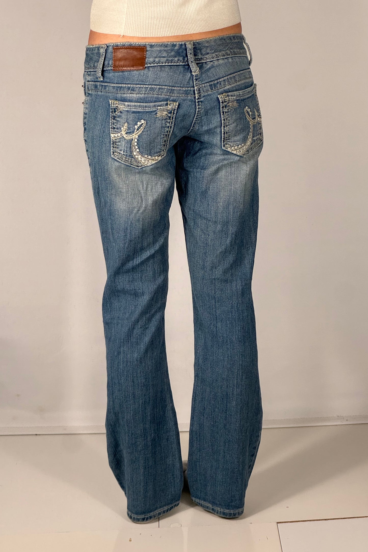 Lågmidjade jeans stl: S