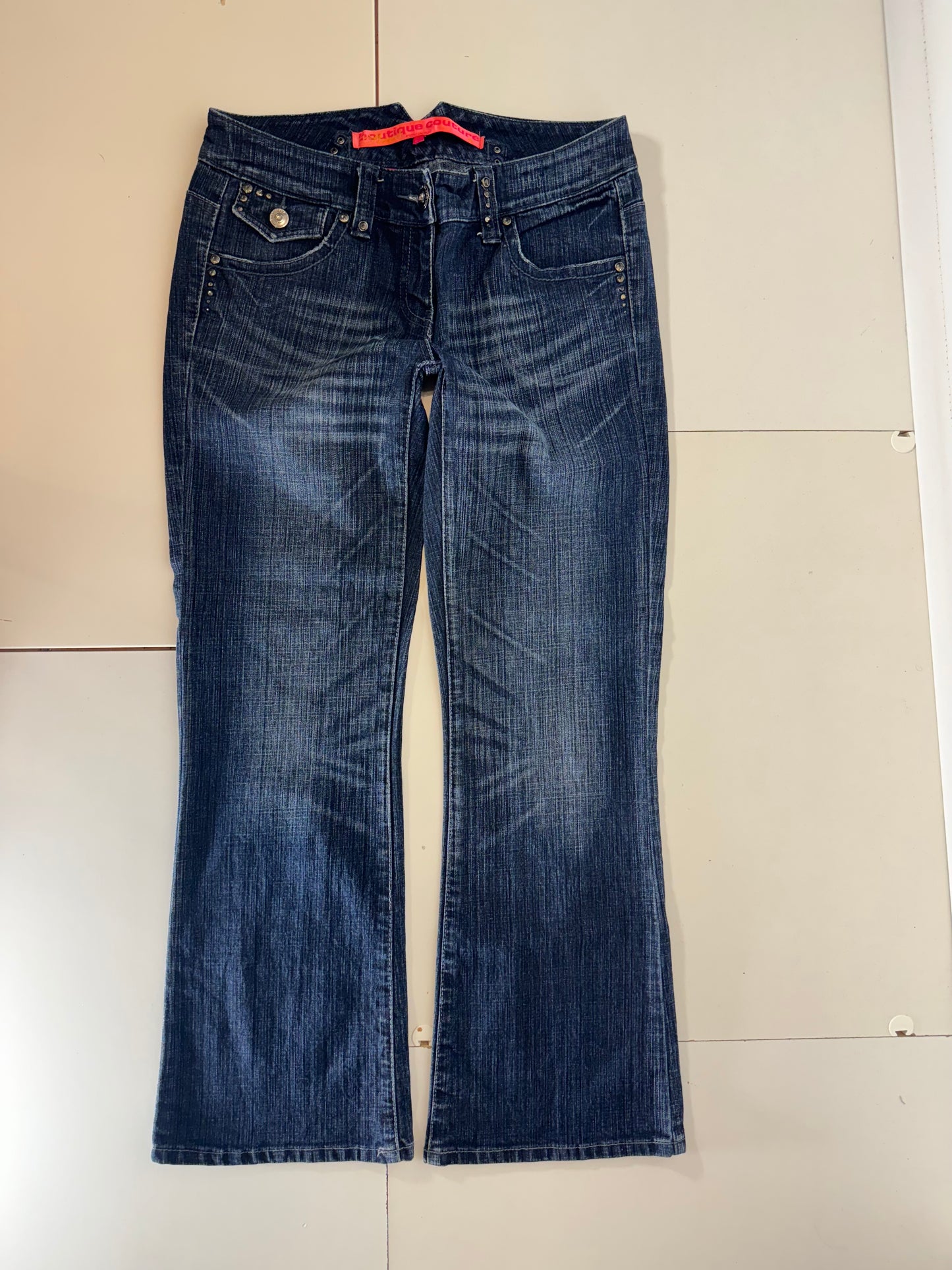 Lågmidjade jeans–stl: M