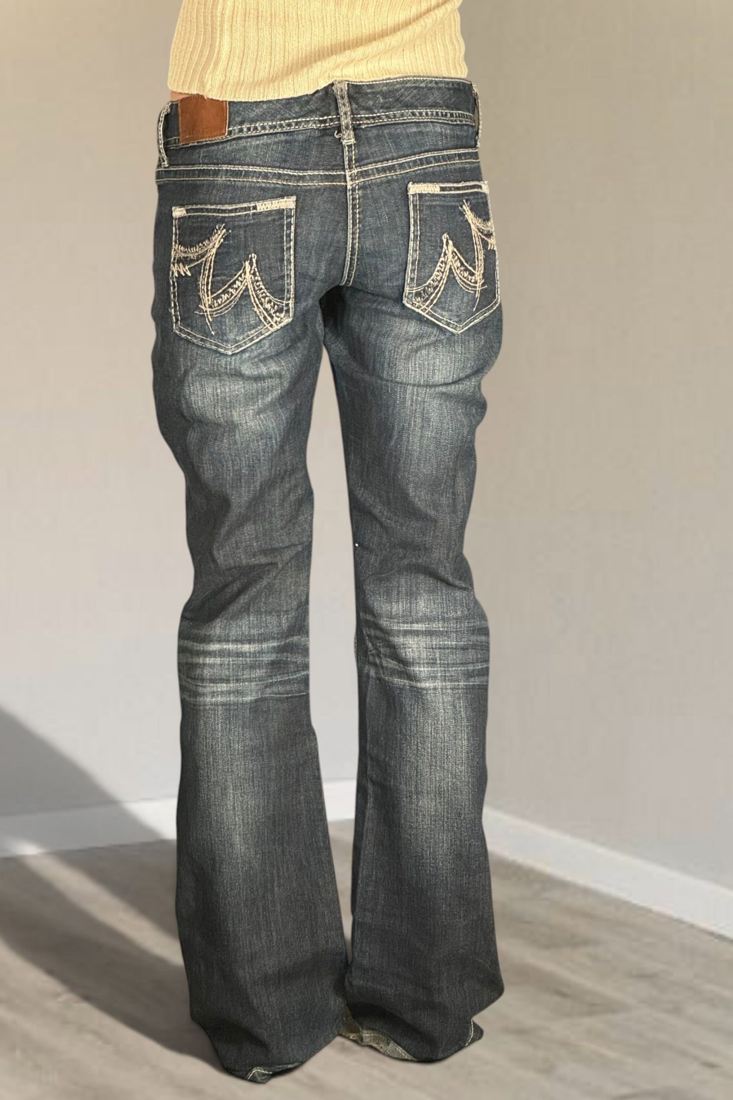 Lågmidjade jeans stl: S