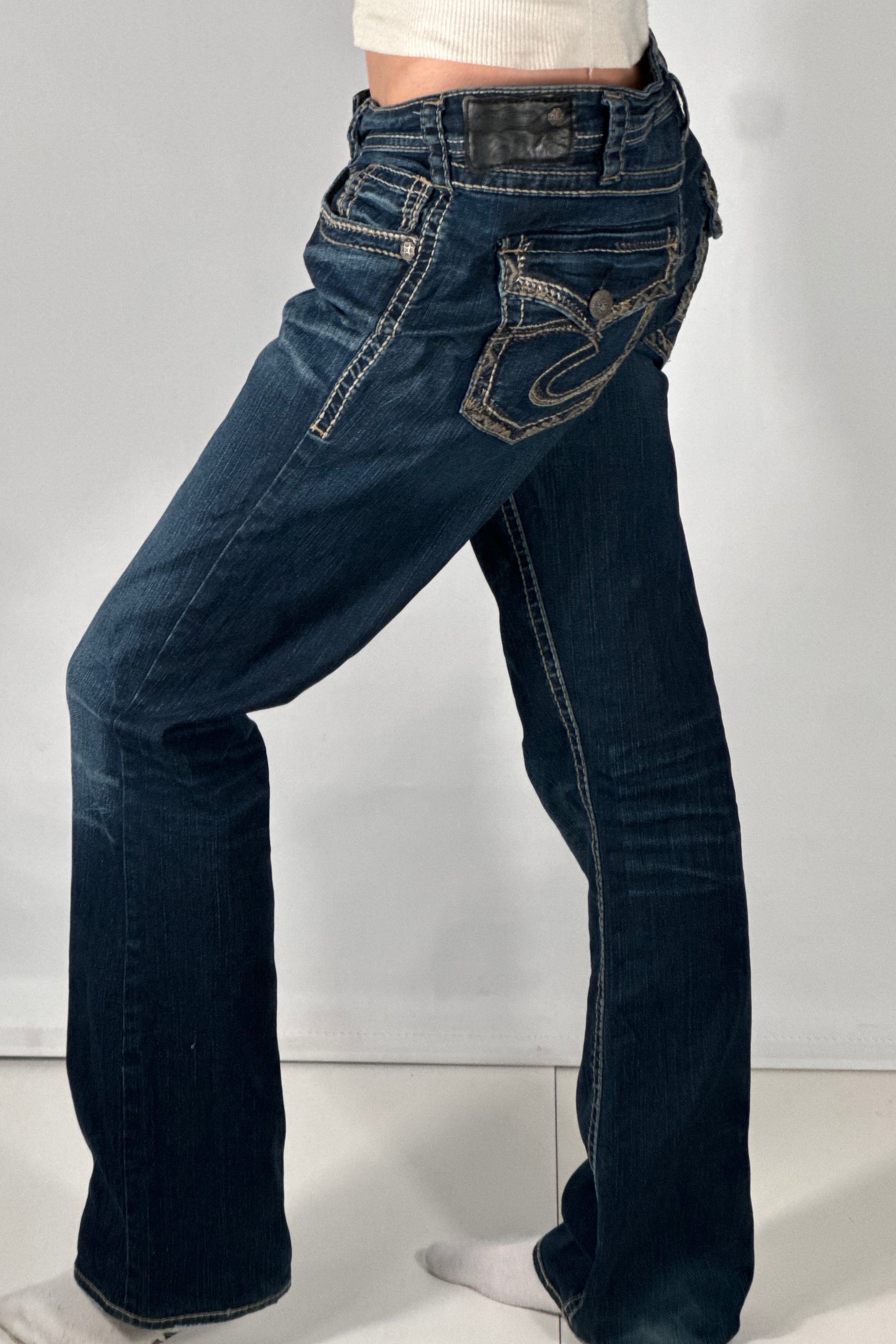 Lågmidjade jeans stl: M