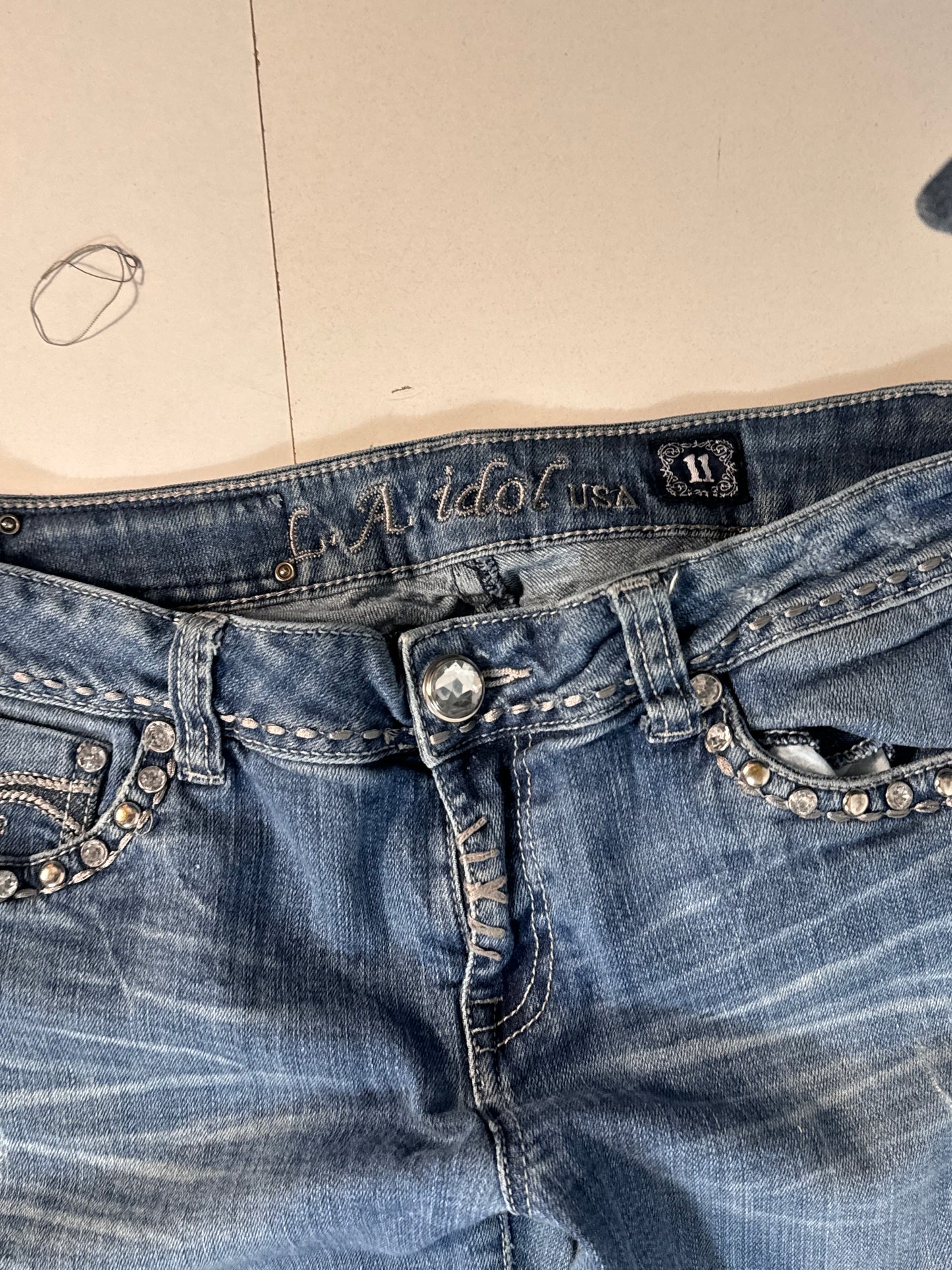 Lågmidjade jeans stl: S