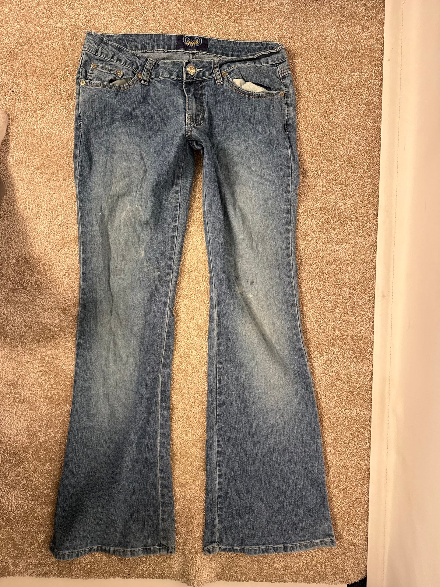 Lågmidjade jeans stl: S