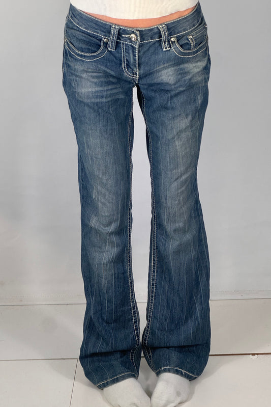 Lågmidjade jeans stl: S