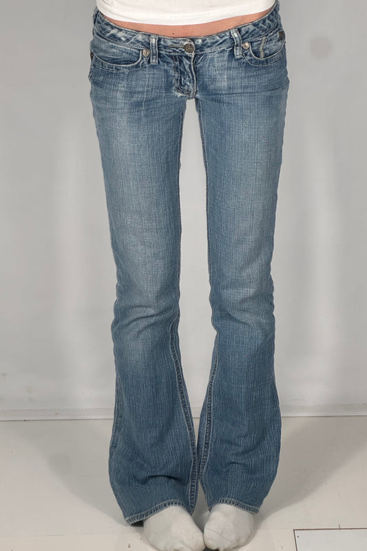 Lågmidjade jeans stl: XS